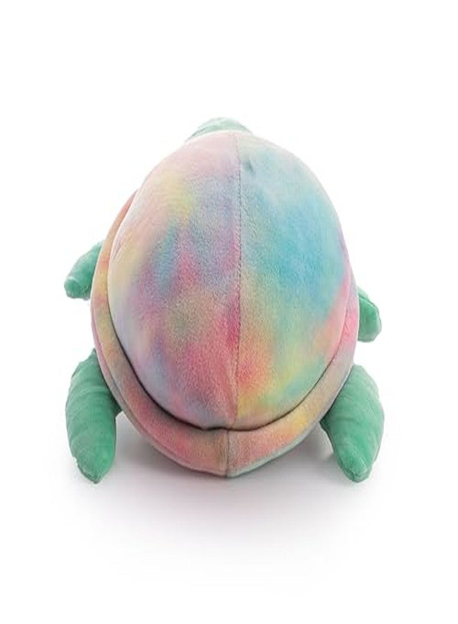 Dimpy Stuff Turtle Plush - Green Rainbow Turtle 28 cm (11") - Huggably Soft Squishy Room Decor Children - Image 4